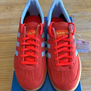 Adidas original Handball Spezial Red and Blue Sneakers Women’s 7.5
